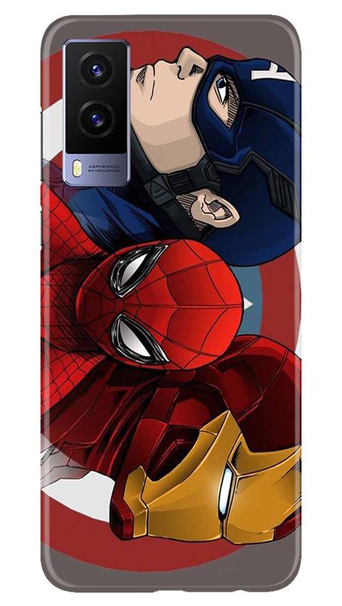 Superhero Mobile Back Case for Vivo V21e 5G (Design - 311)