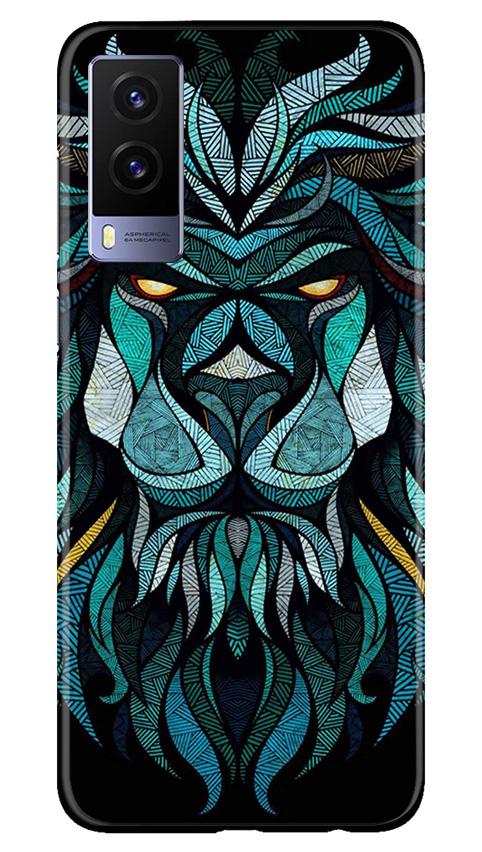 Lion Mobile Back Case for Vivo V21e 5G (Design - 314)