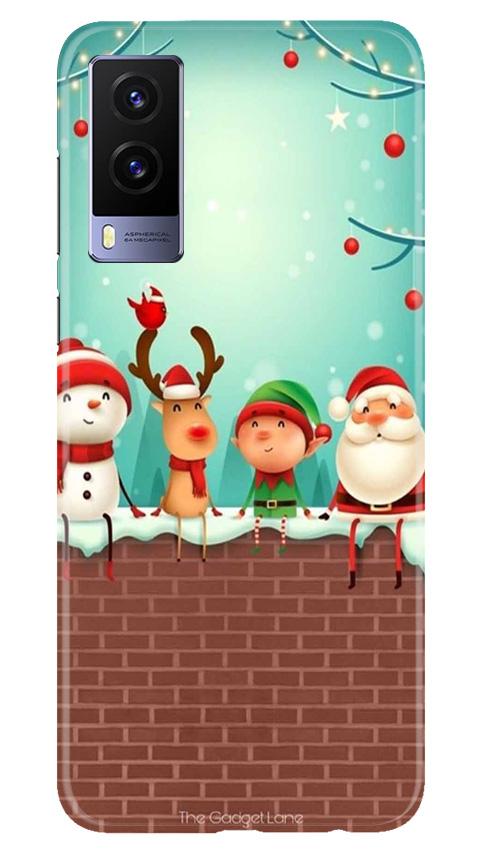 Santa Claus Mobile Back Case for Vivo V21e 5G (Design - 334)