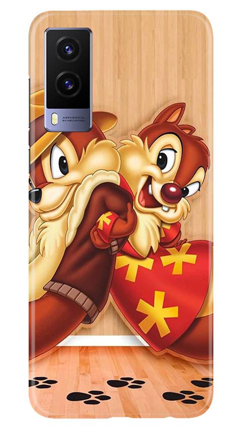 Chip n Dale Mobile Back Case for Vivo V21e 5G (Design - 335)