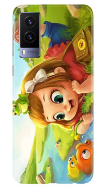 Baby Girl Mobile Back Case for Vivo V21e 5G (Design - 339)