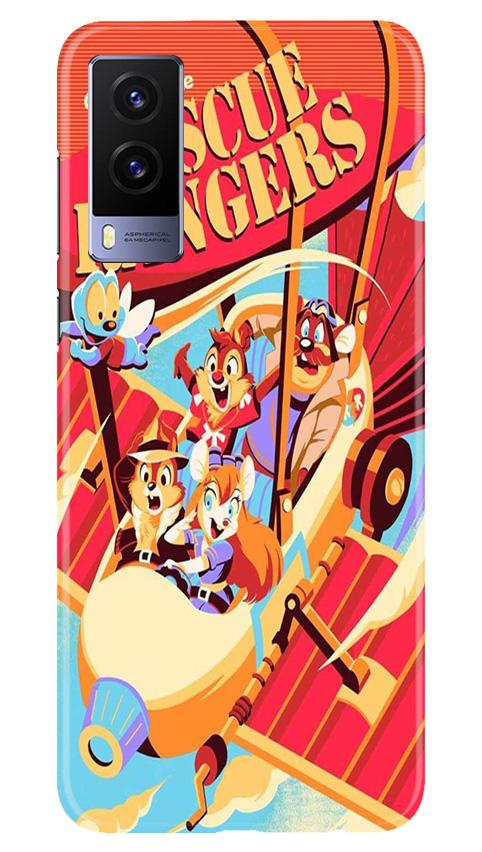 Rescue Rangers Mobile Back Case for Vivo V21e 5G (Design - 341)