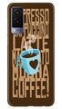 Love Coffee Mobile Back Case for Vivo V21e 5G (Design - 351)