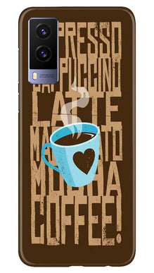 Love Coffee Mobile Back Case for Vivo V21e 5G (Design - 351)
