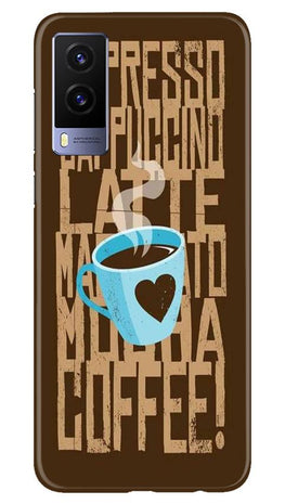Love Coffee Mobile Back Case for Vivo V21e 5G (Design - 351)