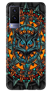 Owl Mobile Back Case for Vivo V21e 5G (Design - 360)