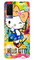 Hello Kitty Mobile Back Case for Vivo V21e 5G (Design - 362)