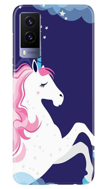 Unicorn Mobile Back Case for Vivo V21e 5G (Design - 365)
