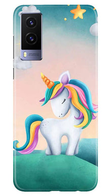 Unicorn Mobile Back Case for Vivo V21e 5G (Design - 366)
