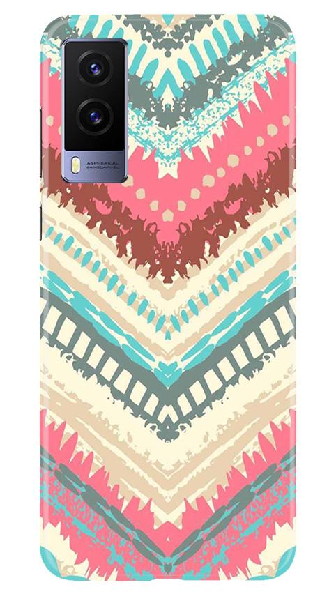 Pattern Mobile Back Case for Vivo V21e 5G (Design - 368)