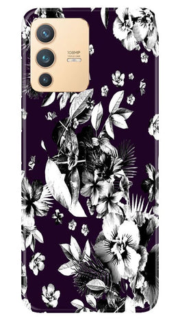 white flowers Case for Vivo V23 Pro