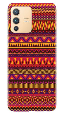 Zigzag line pattern2 Mobile Back Case for Vivo V23 Pro (Design - 10)