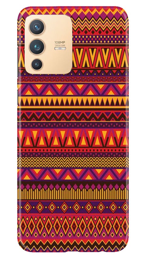 Zigzag line pattern2 Case for Vivo V23 Pro