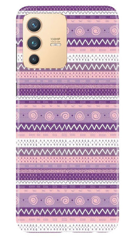 Zigzag line pattern3 Case for Vivo V23 Pro
