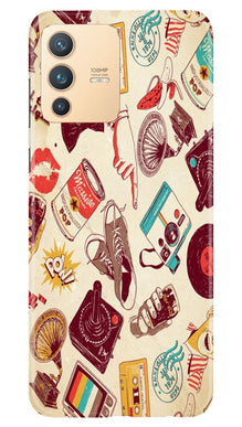 Vintage Mobile Back Case for Vivo V23 5G (Design - 35)