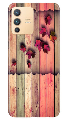 Wooden look2 Mobile Back Case for Vivo V23 5G (Design - 56)
