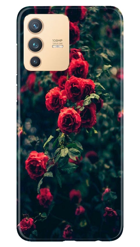 Red Rose Case for Vivo V23 5G