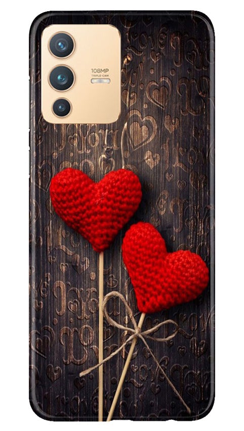 Red Hearts Case for Vivo V23 Pro