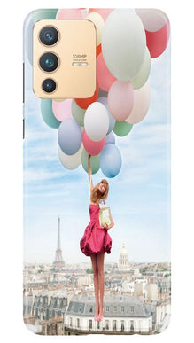 Girl with Baloon Mobile Back Case for Vivo V23 5G (Design - 84)