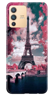 Eiffel Tower Mobile Back Case for Vivo V23 Pro  (Design - 101)