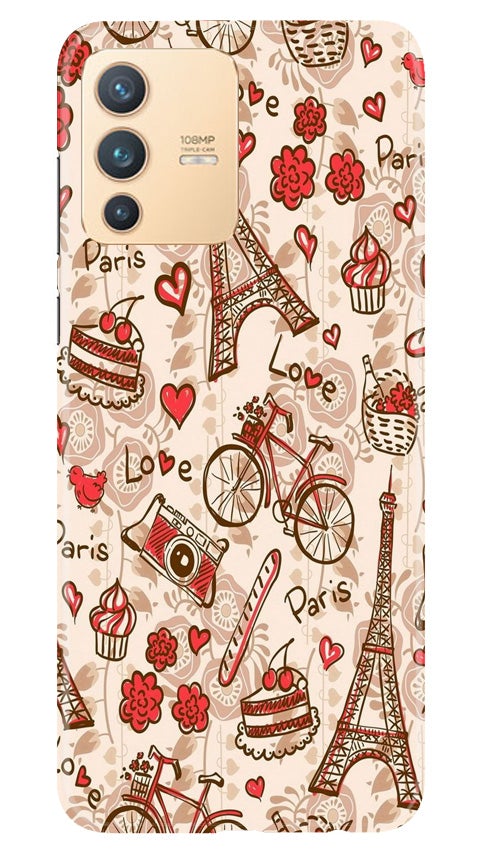 Love Paris Case for Vivo V23 Pro  (Design - 103)