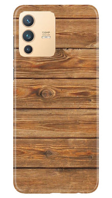 Wooden Look Mobile Back Case for Vivo V23 5G  (Design - 113)