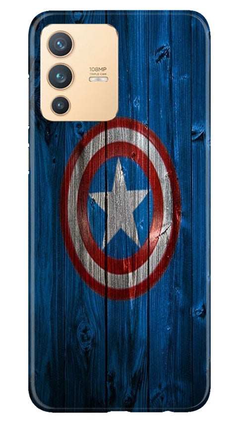 Captain America Superhero Case for Vivo V23 5G  (Design - 118)