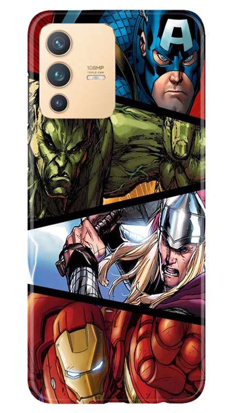 Avengers Superhero Case for Vivo V23 5G  (Design - 124)