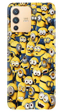 Minions Mobile Back Case for Vivo V23 5G  (Design - 126)