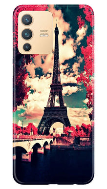 Eiffel Tower Mobile Back Case for Vivo V23 5G (Design - 212)