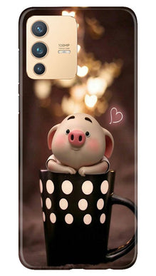 Cute Bunny Mobile Back Case for Vivo V23 5G (Design - 213)