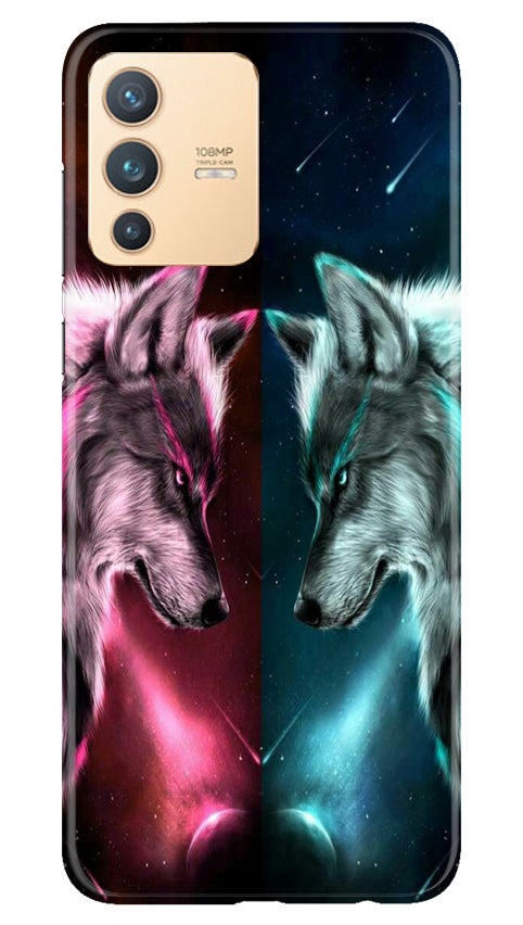 Wolf fight Case for Vivo V23 5G (Design No. 221)