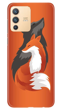 Wolf  Mobile Back Case for Vivo V23 5G (Design - 224)