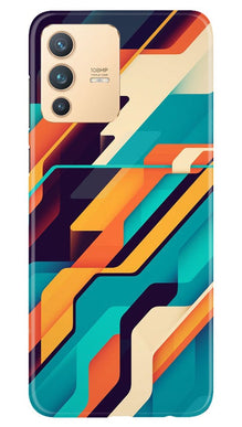 Modern Art Mobile Back Case for Vivo V23 5G (Design - 233)