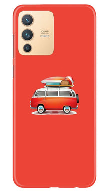 Travel Bus Mobile Back Case for Vivo V23 5G (Design - 258)