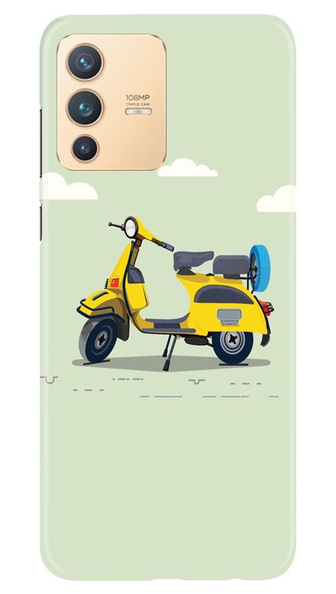 Vintage Scooter Case for Vivo V23 Pro (Design No. 260)