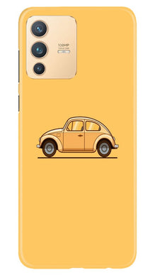 Vintage Car Mobile Back Case for Vivo V23 5G (Design - 262)