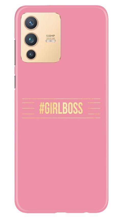 Girl Boss Pink Case for Vivo V23 5G (Design No. 263)