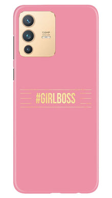 Girl Boss Pink Mobile Back Case for Vivo V23 5G (Design - 263)