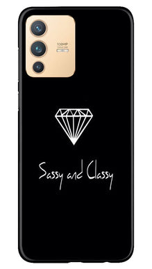 Sassy and Classy Mobile Back Case for Vivo V23 5G (Design - 264)