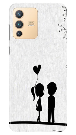 Cute Kid Couple Case for Vivo V23 5G (Design No. 283)