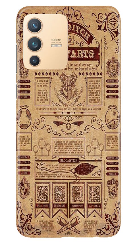 Hogwarts Mobile Back Case for Vivo V23 5G (Design - 304)