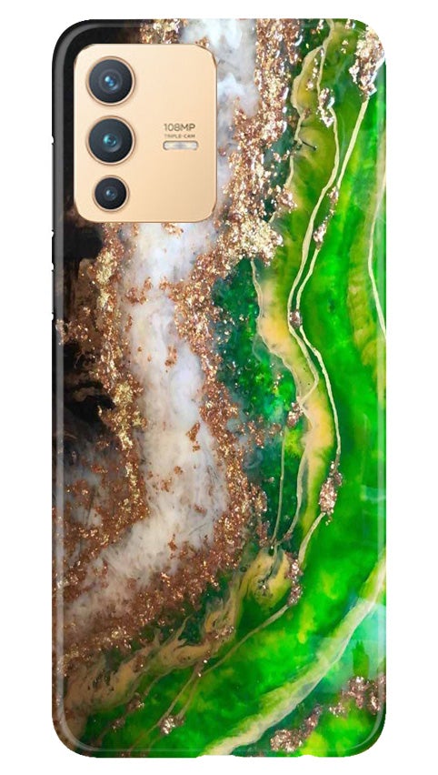 Marble Texture Mobile Back Case for Vivo V23 Pro (Design - 307)
