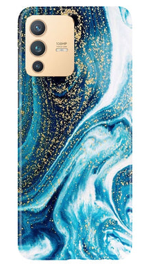 Marble Texture Mobile Back Case for Vivo V23 Pro (Design - 308)