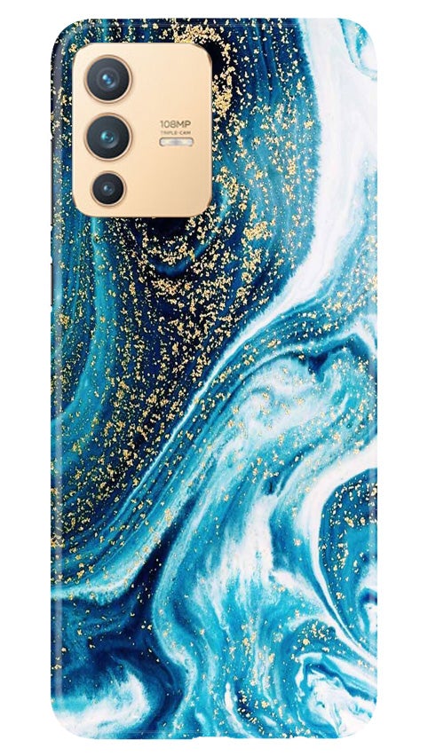 Marble Texture Mobile Back Case for Vivo V23 5G (Design - 308)