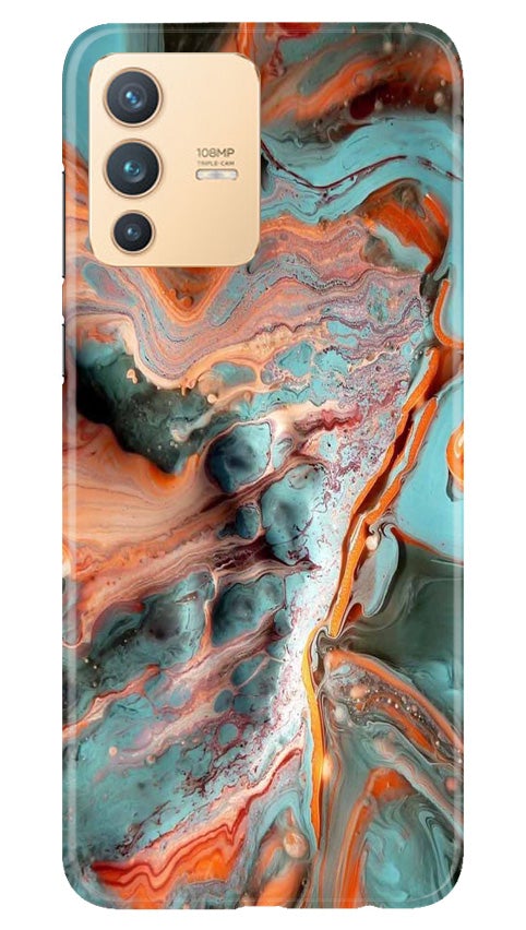 Marble Texture Mobile Back Case for Vivo V23 5G (Design - 309)