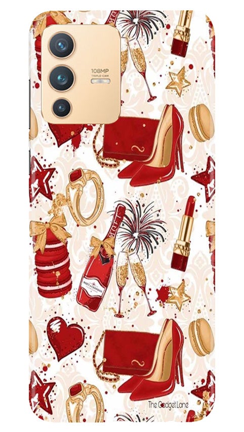 Girlish Mobile Back Case for Vivo V23 Pro (Design - 312)