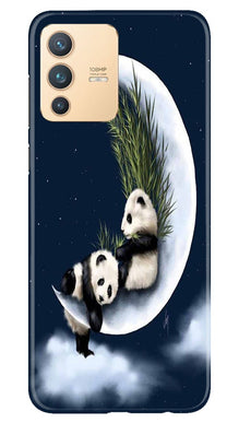Panda Moon Mobile Back Case for Vivo V23 5G (Design - 318)