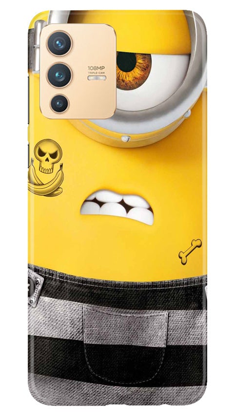 Minion Mobile Back Case for Vivo V23 Pro (Design - 324)