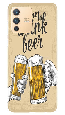 Drink Beer Mobile Back Case for Vivo V23 Pro (Design - 328)